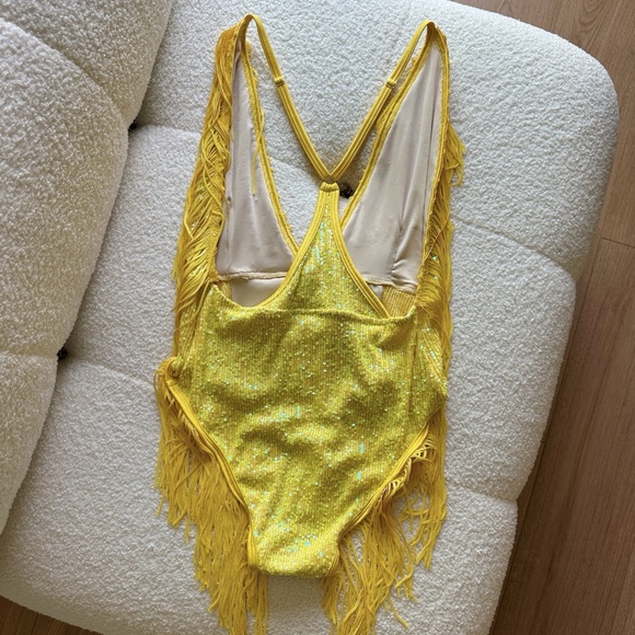EastnWest Label Yellow Boheme Bodysuit - Picture 2 of 2